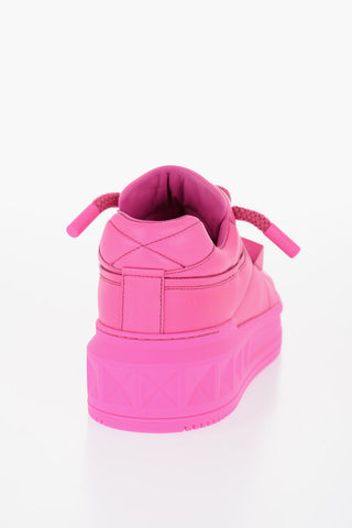 GARAVANI Quilted Leather Low-Top Sneakers with Stud