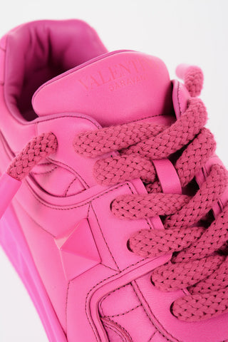 GARAVANI Quilted Leather Low-Top Sneakers with Stud