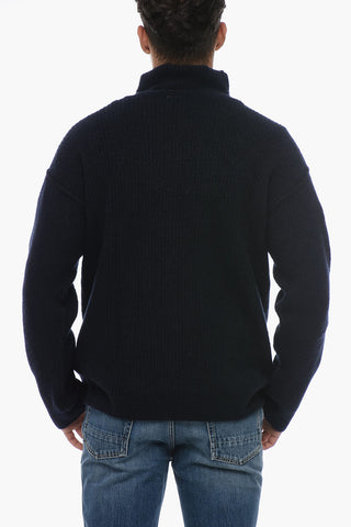 Turtleneck Cashmere Blend Sweater