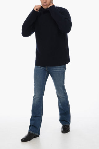 Turtleneck Cashmere Blend Sweater