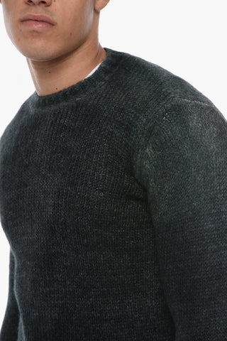 Crew Neck Alpaca Blend Sweater