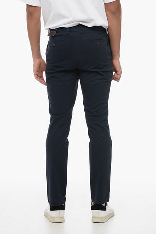 Stretch Cotton Slim Fit Chinos Pants