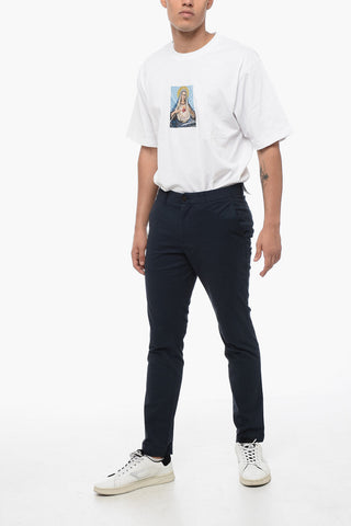 Stretch Cotton Slim Fit Chinos Pants