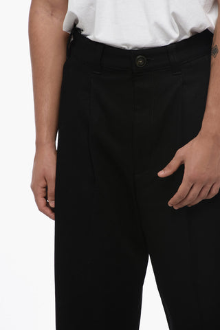 EMPORIO Double-pleated Cotton Chinos Pants