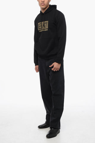EA7 Studded Logo Hoodie