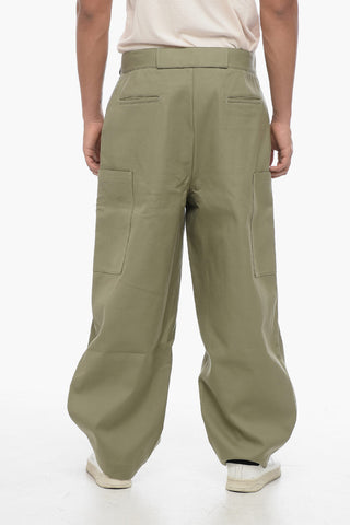 EMPORIO Single-pleated Balloon Fit Cargo Pants