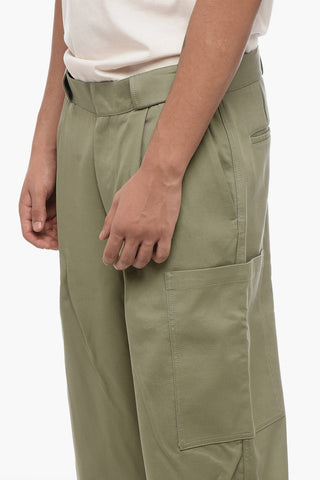 EMPORIO Single-pleated Balloon Fit Cargo Pants