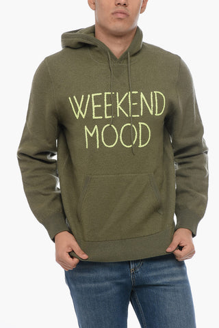 Maglia WEEKEND MOOD in Lana con Cappuccio