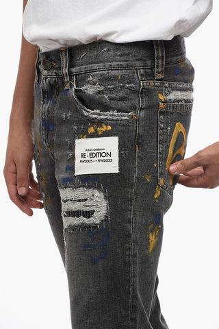 RE-EDITION Regular Fit SKETCH Denims with Vintage Design 26cm