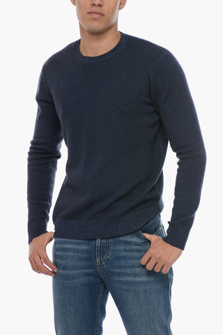 Crew Neck Cashmere Blend Sweater