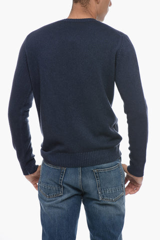 Crew Neck Cashmere Blend Sweater