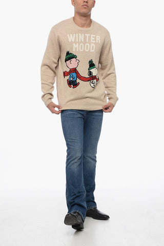PEANUTS Wool Blend WINTER MOOD Crewneck Sweater