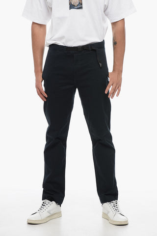 Stretch Cotton Chinos Pants with Drawstring