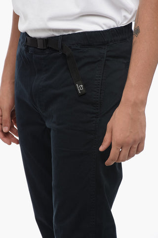 Stretch Cotton Chinos Pants with Drawstring