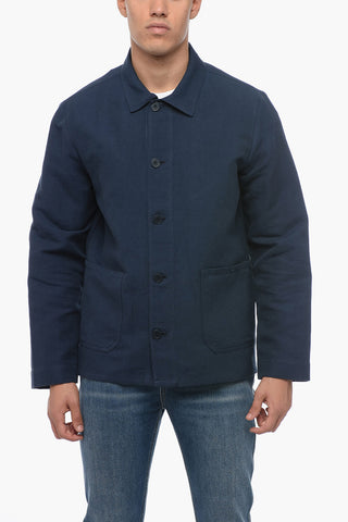 Blazer Monopetto in Misto Lino 