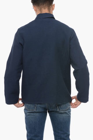 Blazer Monopetto in Misto Lino 
