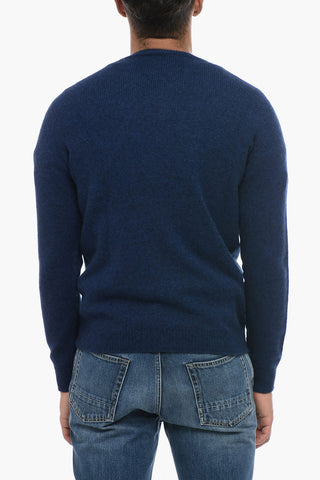 Maglia Girocollo in Misto Cammello