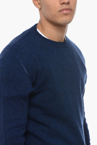 Maglia Girocollo in Misto Cammello