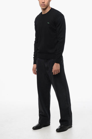 Crew Neck Virgin Wool Sweater