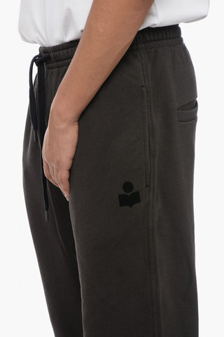 Brushed Cotton MAILESCO Sweatpants with Flocked Logo
