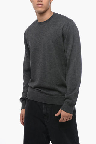 Crew Neck Pure Virgin Wool Sweater