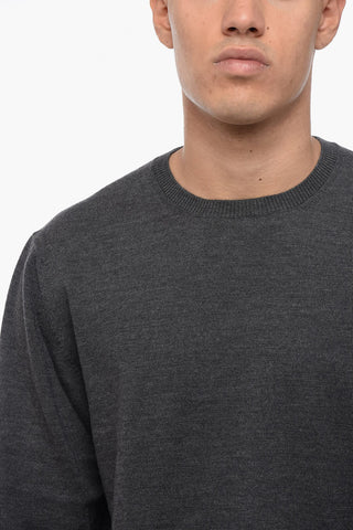 Crew Neck Pure Virgin Wool Sweater