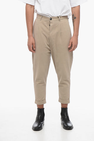 Pantaloni Chino Carrot Fit ad 1 Pince