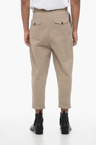 Pantaloni Chino Carrot Fit ad 1 Pince