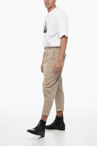 Pantaloni Chino Carrot Fit ad 1 Pince
