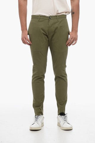 Pantaloni Chino Slim Fit in Cotone Stretch