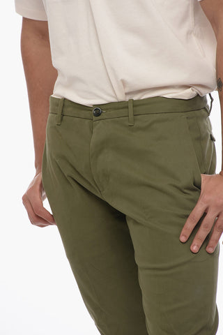 Pantaloni Chino Slim Fit in Cotone Stretch