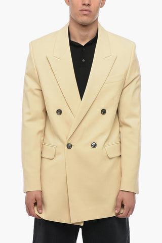 Blazer Doppiopetto Con Tasche Ad Aletta