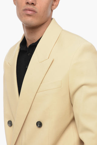 Blazer Doppiopetto Con Tasche Ad Aletta