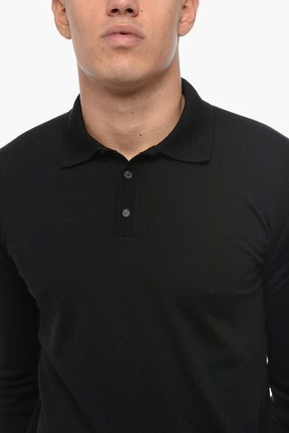 Maglia in Lana con Collo a Polo