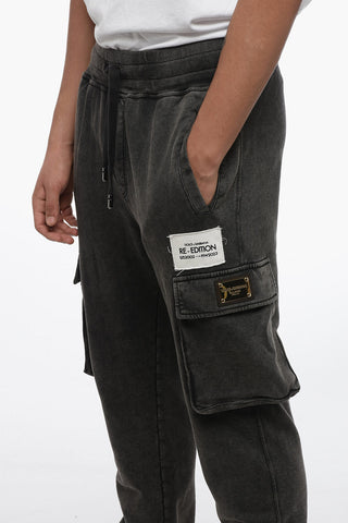 RE-EDITION Brshed Cotton Cargo Sweatpants