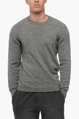 Maglia Girocollo in Misto Cammello