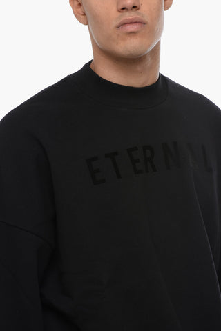 Felpa Girocollo ETERNAL in Tinta Unita 