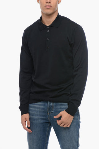 EMPORIO Polo Neck Virgin Wool Sweater