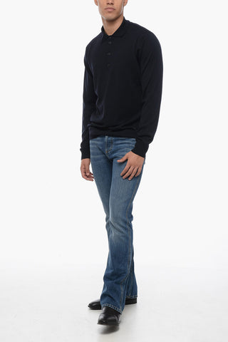 EMPORIO Polo Neck Virgin Wool Sweater