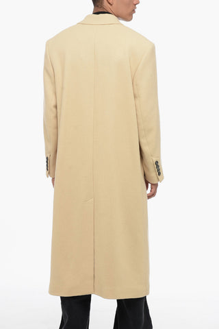 Wool Double-Breasted Coat