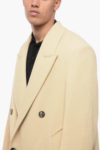 Wool Double-Breasted Coat