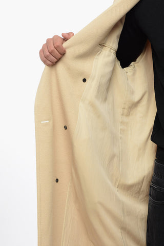 Wool Double-Breasted Coat