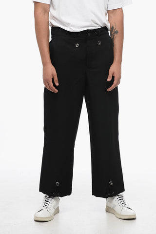 EMPORIO 3-Pocket Pants with Drawstringed Waist and Ankles