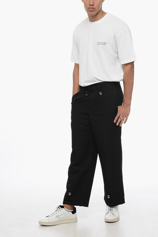 EMPORIO 3-Pocket Pants with Drawstringed Waist and Ankles