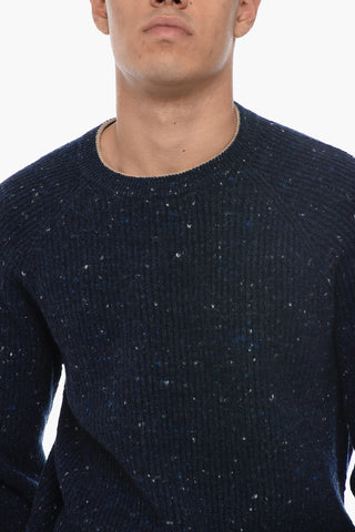 Cashmere Blend Sweater with Contrasting Details