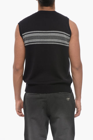Gilet TEXAS in Maglia con Stampa Logo