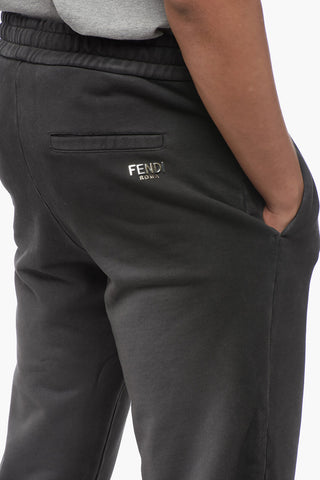 Joggers In Cotone Garzato Con Coulisse