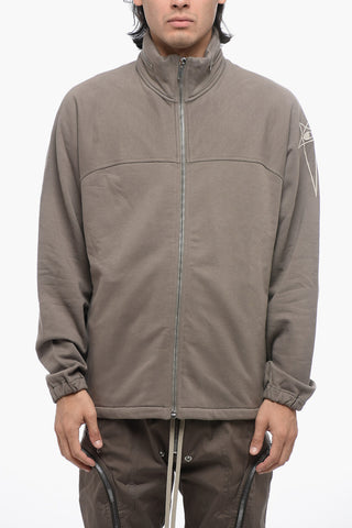RICK OWENS X CHAMPION Felpa Mock Neck con Cappuccio Estraibile