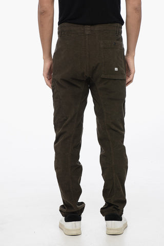 Pantaloni Cargo in Corduroy