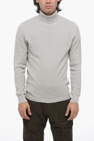 Turtleneck DANE Jacquard Virgin Wool Sweater
